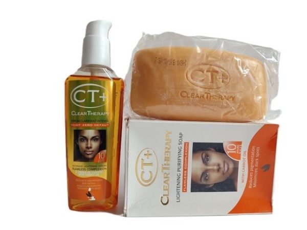 OFFRE Clear Therapy Plus CT Plus | Savon & Huile Éclaircissante | Anti-Taches