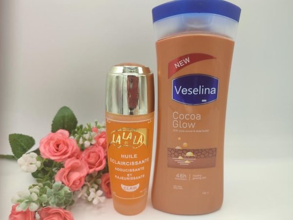 Vaseline Cocoa Radiant Hydratant 400ml + Huile Lalala 100ml