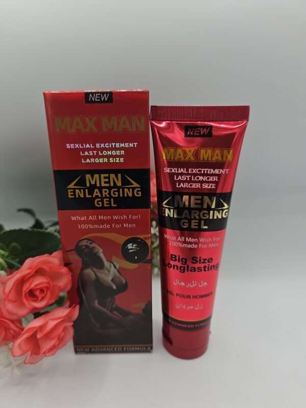 Crème agrandissante MAX MAN pour hommes – Résultats rapides et visibles pour une confiance retrouvée