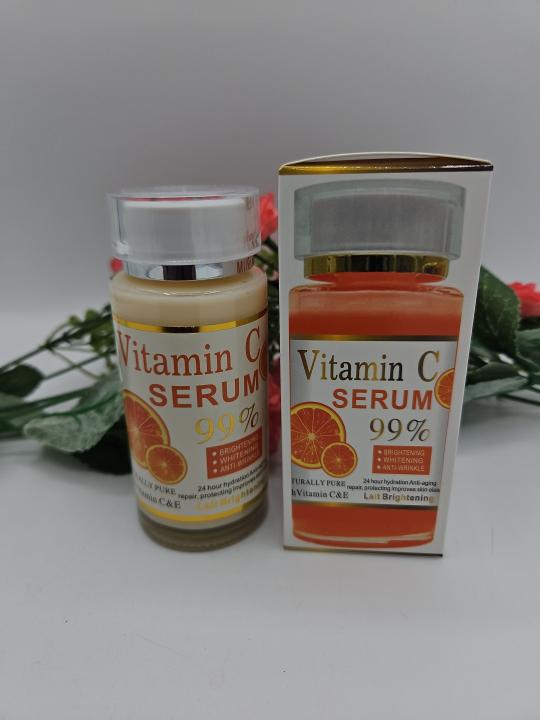 Sérum corporel clarifiant cicatrisant et réparateur Vitamine C riche au 99% a la vitamine C 120ml