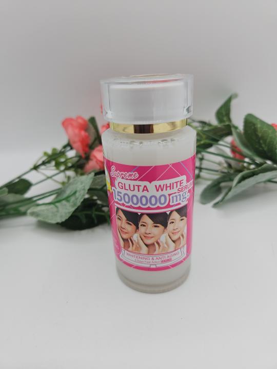 Serum GLUTA  WHITE 1500000, ÉCLAIRCISSANT, blanchissant, anti-tache, 120ml