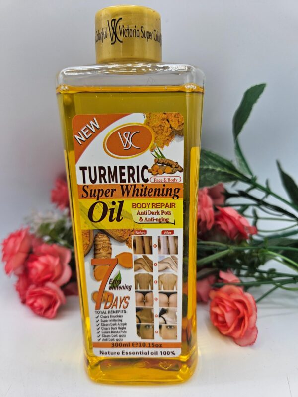 Huile Turmeric Super Adoucissante – Hydratante & Clarifiante 300ml