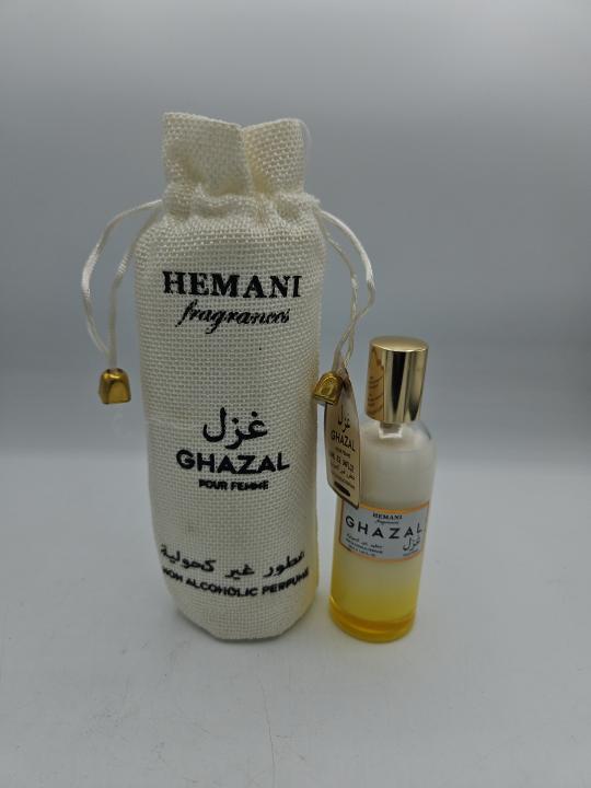 Parfum Ghazal HEMANI – Fragrance Orientale Luxueuse pour Élégance, Sérénité & Aura Positive