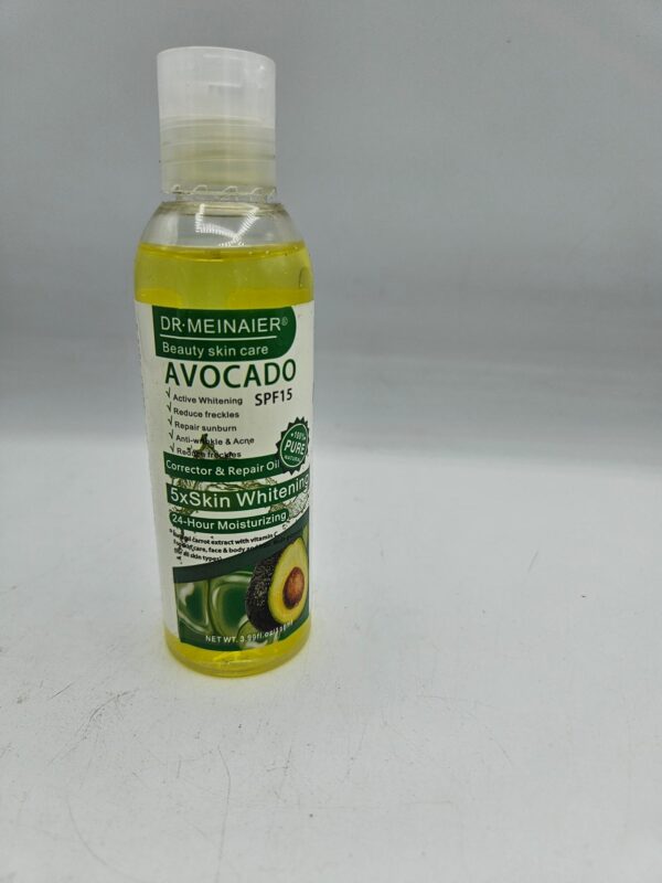 Huile d’Avocat Bio 118ml – Nutrition Intense Corps & Cheveux | Régénérante, Anti-Âge & Réparatrice