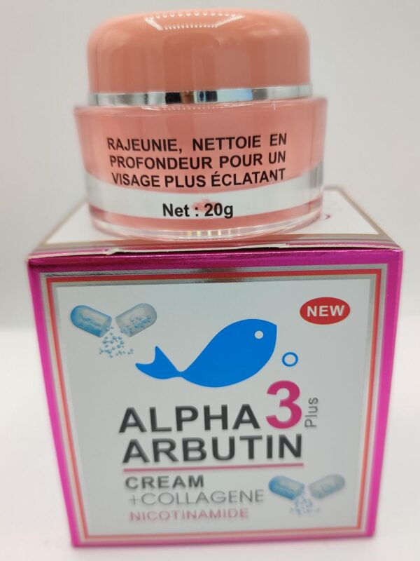 Crème de Visage ALPHA ARBUTIN 3 PLUS – Ultra Éclaircissante Anti-Imperfections 20g | Atténue Taches & Unifie le Teint