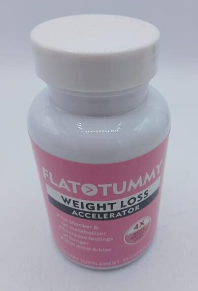 Flat Tummy, Weight Loss Accelerator, 60 Capsules, Accelerateur de brulleurs de graisses 60 pcs